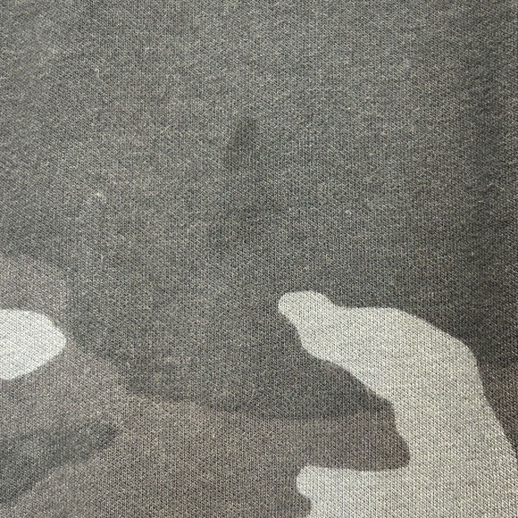 Athleta Triumph Printed Hoodie Women's Small Gray Camo Full Zip Performance Gym - Picture 4 of 15